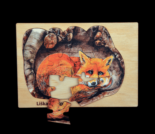 Lesní svět Puzzle z lesa Varianta: liška