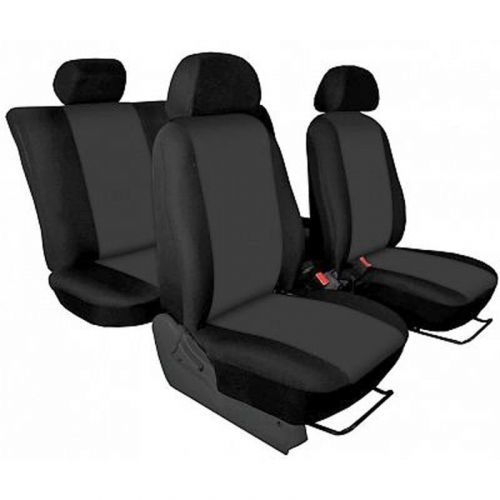 Autopotahy přesné / potahy na sedadla Ford Focus III (11-14) - design Torino tmavě šedá / výroba ČR