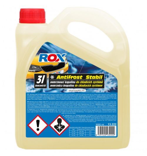 Chladící kapalina Rox Antifrost Stabil 3l - koncentrát pro další ředění