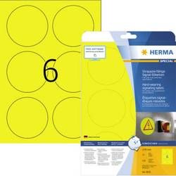Herma 8035 etikety (A4) 85 x 85 mm poylesterová fólie žlutá 150 ks extra silné Fóliové etikety