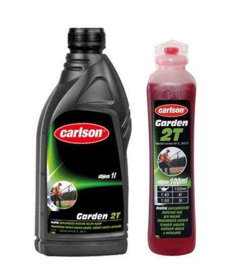 Motorový olej pro dvoutaktní zahradní techniku Carlson Garden 2T 100ml