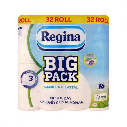 Regina (Madarsko) REGINA BIG PACK KAMILLA Toaletní papír třívrstvý 32 rolí