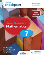 Cambridge Checkpoint Lower Secondary Mathematics Student's Book 7 - Third Edition (Pimentel Frankie)(Paperback / softback)