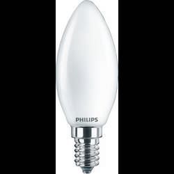 LED žárovka Philips Lighting 77769200 230 V, E14, 4.3 W = 40 W, teplá bílá, A++ (A++ - E), tvar svíčky, 2 ks