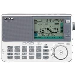 Světový radiopřijímač Sangean ATS-909X2, AUX, DV, SV, FM, bílá