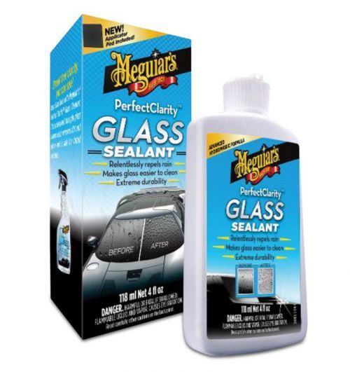 Meguiars Perfect Clarity Glass Sealant - Ochrana na skla a efekt tekutých stěračů 118ml