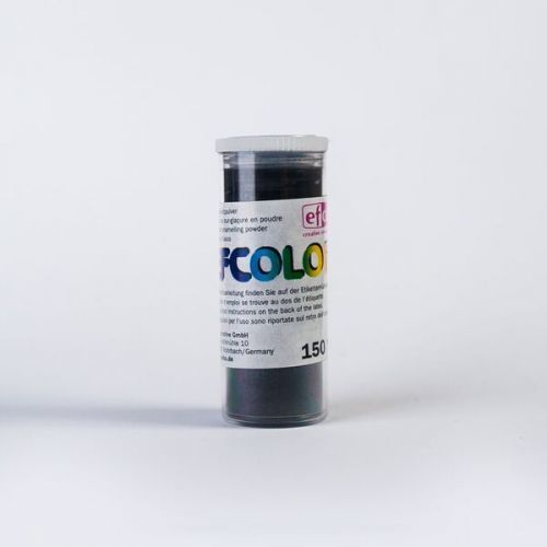 Efcolor - Smaltovací prášek , 10ml - textura  černá