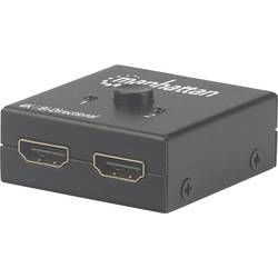 HDMI rozbočovač Manhattan 207850, 2 porty, černá