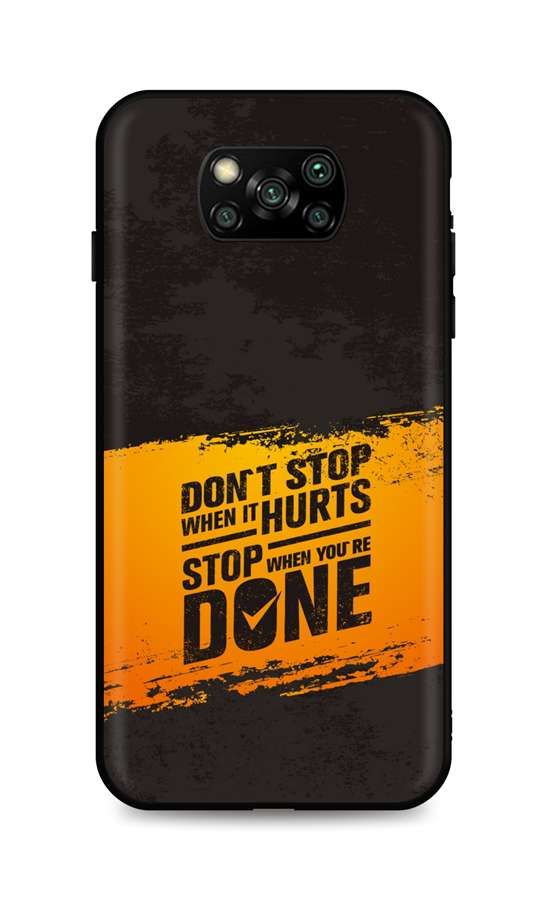 Kryt TopQ Xiaomi Poco X3 silikon Don't Stop 60879