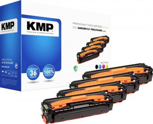 KMP sada tonerů náhradní Samsung Samsung K504 (CLTK504SELS), Samsung C504 (CLTC504SELS), Samsung Y504 (CLTY504SELS), Samsung M504 (CLTM504SELS) kompatibilní černá, azurová, purpurová, žlutá SA-T57V