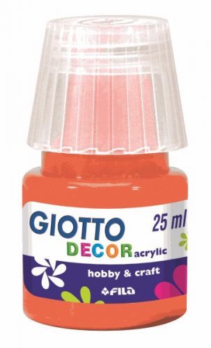 Akrylová barva Giotto Decor matt  25 ml - oranžová