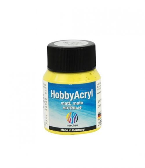 Hobby Acryl matt Nerchau - 59 ml - citron žlutá