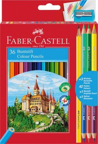 Pastelky Faber-Castell šestihranné, 36ks +3ks