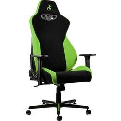 Herní židle Nitro Concepts S300 Atomic Green, NC-S300-BG, černá, zelená