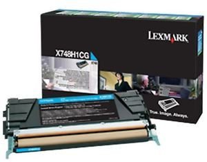 Lexmark X748H3CG azurová (cyan) originální toner