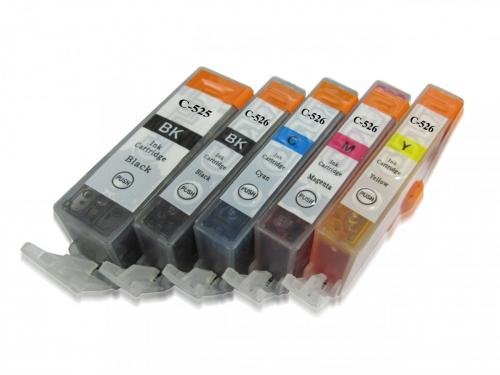 Canon CLI-526 Bk, C,M,Y + PGI-525Bk multipack kompatibilní cartridge