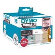 Dymo 1933083, 25mm x 25mm, bílé polypropylenové štítky