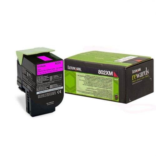 Lexmark 80C2XM0 purpurový (magenta) originální toner