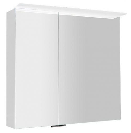 SAPHO LINEX galerka s LED osvětlením, 80x70x15cm, bílá LX080-0030