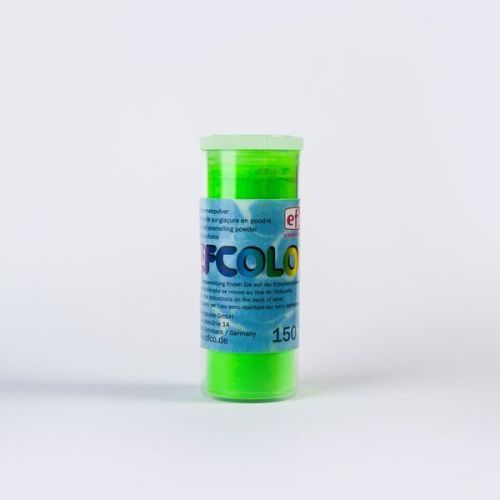 Efcolor - Smaltovací prášek , 10ml - neonově zelený