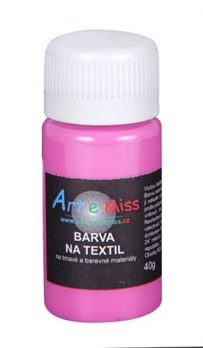 Barva na tmavý textil, 40 g - vínová