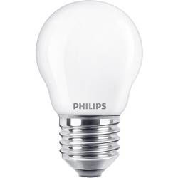 LED žárovka Philips Lighting 76391600 230 V, E27, 4.3 W = 40 W, teplá bílá, A++ (A++ - E), kapkovitý tvar, 2 ks