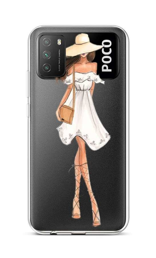 Kryt TopQ Xiaomi Poco M3 silikon Lady 5 60653