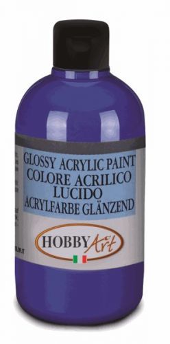 Akrylová barva Hobby Art, lesklá 250ml  - ultramarin