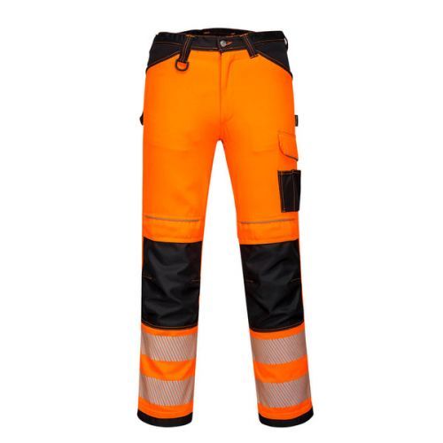 Dámské stetchové pracovní kalhoty PW3 Hi -Vis 44 reflexní oranžová