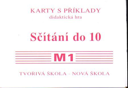 Sada kartiček M1 - sčítání do 10 1.r.