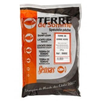 Hlína do krmení Sensas Terre de Somme - Jezero - 2kg - noire (černá)