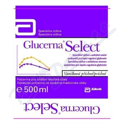 GLUCERNA SELECT VANILKOVÁ PŘÍCHUŤ POR SOL 1X500ML