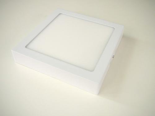 T-LED Bílý přisazený LED panel hranatý 220 x 220mm 18W Barva světla: Studená bílá 10279