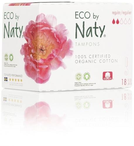 Naty Nature Dámské ECO tampóny Regular 18 ks