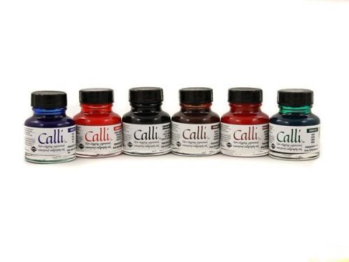 Sada kaligrafických tuší  Daler Rowney 6 x 29,5ml