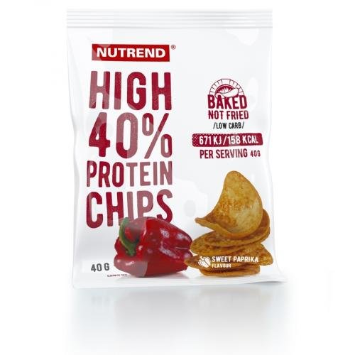 Nutrend High Protein Chips 6x40g sůl