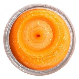 Berkley Power Bait Extra Scent - Pstruhové Těsto - SÝR Oranžová + Glitter 50g