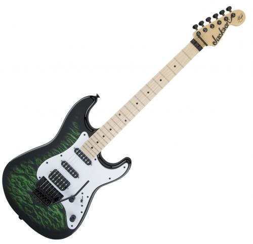 Jackson X Series Signature Adrian Smith SDXQ MN Transparent Green