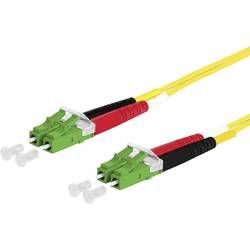 Optické vlákno kabel Metz Connect 151P1JAJA10E [2x zástrčka LC - 2x zástrčka LC], 1.00 m, žlutá