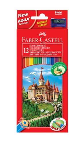 Pastelky Faber-Castell šestihranné, pap.krabička 12ks