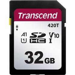 Paměťová karta SD, 32 GB, Transcend TS32GSDC420T TS32GSDC420T, v30 Video Speed Class