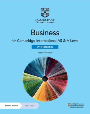 Cambridge International AS & A Level Business Workbook with Digital Access (2 Years) (Stimpson Peter)(Mixed media product)