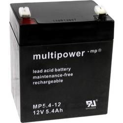 Olověný akumulátor multipower PB-12-5,4-4,8 MP5,4-12, 5.4 Ah, 12 V