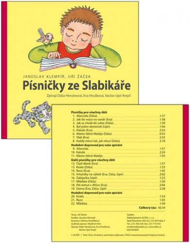 Písničky ze Slabikáře Jiřího Žáčka  - audio CD