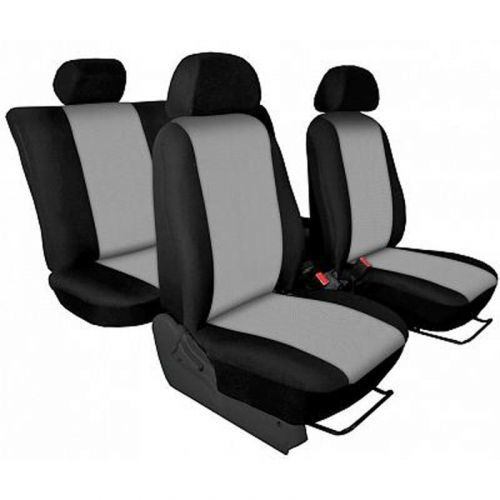 Autopotahy přesné / potahy na sedadla Ford Focus III (11-14) - design Torino světle šedá / výroba ČR