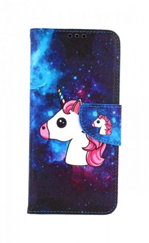 Pouzdro TopQ Samsung A22 knížkové Space Unicorn 60519