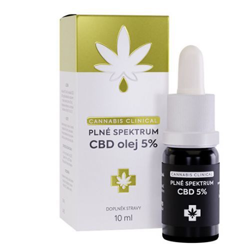 Cannabis Clinical Plné spektrum CBD olej 5% 10 ml