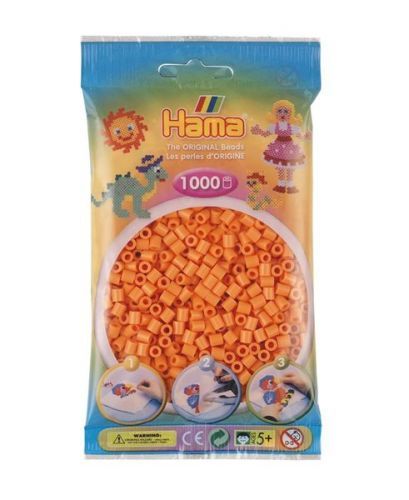 HAMA korálky oranžové MIDI - 1000 ks