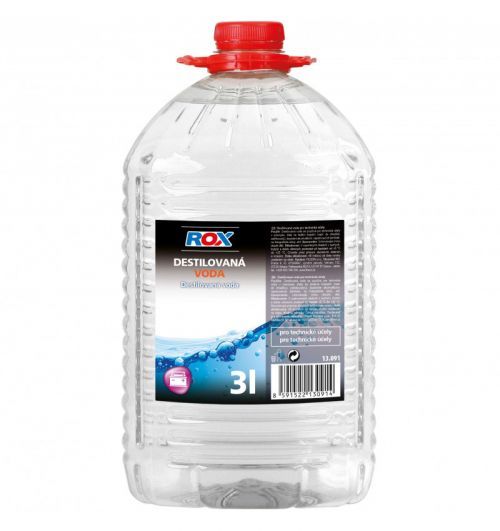 Destilovaná voda Rox 3l
