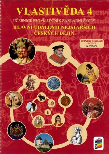Vlastivěda 4 - Hlavní události nejstarších českých dějin - učebnice pro 4.r. ZŠ - Stříbrná Iva